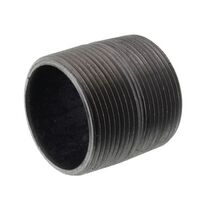 SCH 80 1/2 X CLOSE BLACK PIPE NIPPLE **SCH 80 SEAMLESS**