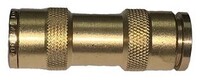 3/8 PUSH-IN CONNECTOR, BRASS BODY
