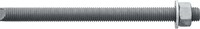 HILTI HAS-B-105 3/8-16 X 5-1/8 ANCHOR ROD, F1554 GRADE 105 HDG