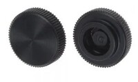 M4 KNURLED STYLE BLACK KNOB, SHEAR LOC