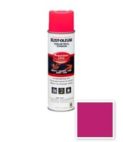 FLUORESCENT PINK M1600 SYSTEM SOLVENT-BASED PRECISION-LINE INVERTED MARKING PAINT AEROSOL