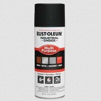 SEMI-FLAT BLACK 1600 SYSTEM MULTI-PURPOSE ENAMEL AEROSOL