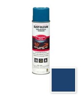CAUTION BLUE M1800 SYSTEM WATER-BASED PRECISION-LINE INVERTED MARKING PAINT AEROSOL