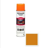 FLUORESCENT ORANGE M1800 SYSTEM WATER-BASED PRECISION-LINE INVERTED MARKING PAINT AEROSOL