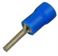 16-14 AWG FLARED VINYL INSULATED TIN-PLATED COPPER PIN CONNECTOR 50 PCS