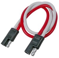 2-WAY PREWIRED MOLDED TRAILER CONNECTOR 10 AWG WIRE 1/PK