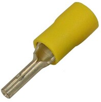 12-10 AWG FLARED VINYL INSULATED TIN-PLATED COPPER PIN CONNECTOR 50/PK