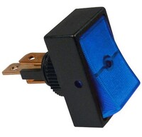 JUMBO ON-OFF ROCKER ILLUMINATED BLUE 1/2