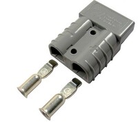 6 AWG 50 AMP CONTACTS & HOUSING BATTERY CABLE CONNECTORS 1 SET