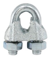 1/8 Zinc Plated Malleable Wire Rope Clip