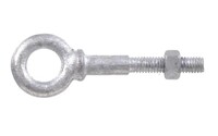 1/4? X 4 FORGED EYE BOLT, (C-1035 STEEL), WITH SHOULDER, HDG WLL500#