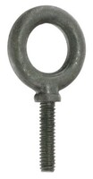 1/4-20 X 1 MACHINERY EYE BOLT, FORGED CARBON STEEL, WITH SHOULDER, PL WLL500#