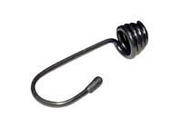 3/16 SHOCK CORD HOOKS PLASTIC COATED BLACK