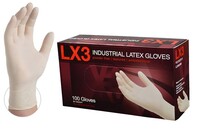 LX3 INDUSTRIAL PF LATEX GLOVE 4MIL - SMALL