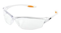 MCR SAFETY LAW LW2 SERIES SAFETY GLASSES, CLEAR, UV-AF LENS