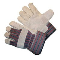 COWHIDE LEATHER INDUSTRIAL GLOVE - LARGE