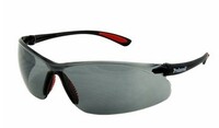 PROFERRED 200 SMOKE LENS AS SAFETY GLASSES, RUBBER NOSE ANSI Z87.1