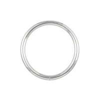 2-2 STEEL ROUND RINGS - NICKEL PLATED