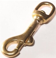 5025B-1/2 SWIVEL EYE SNAPS - SOLID BRONZE