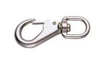 Z-251-1 SWIVEL EYE SNAPS - NICKEL PLATED