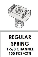 STRUT NUTS - REGULAR SPRING - 1/2