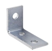 STRUT CORNER ANGLE 3 HOLE, 90D 2-1/4 X 3-1/2, 304 STAINLESS