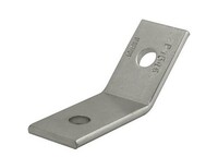 OPEN ANGLE 2 HOLE 45 DEGREE ZINC PLATED FOR STRUT