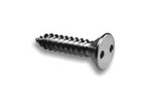 #14 X 2 FLAT HEAD SPANNER TAMPER-RESIST TAPPING SCREW TYPE-A 18-8 STAINLESS