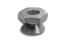 #10 - 24 NC BREAK-OFF TAMPER RESIST NUT ALUMINUM